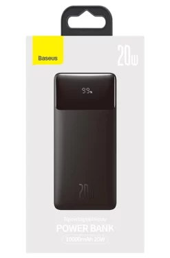 Baseus Bipow Digital Display 20W Power Bank 10000mAh USB Type C Black 6953156206519 21072021 07 p