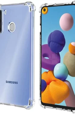 IDFL Gorilla Clear Anti Burst Case for Samsung A21
