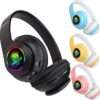IDFL Headphones 5.0 66BT Wireless Bluetooth Foldable Headphone with Light