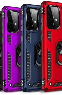 IDFL Ring Compatible Ring Armor Case For Samsung Galaxy A52