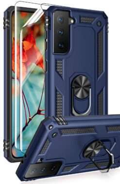 IDFL Ring Compatible Ring Armor Case For Samsung Galaxy S21 Plus