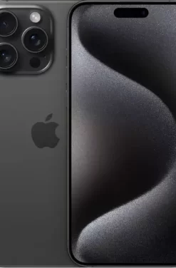 15 pro max 256gb black titanium